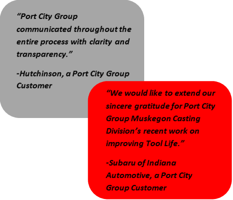 Pace Industries Port City Group Quotes